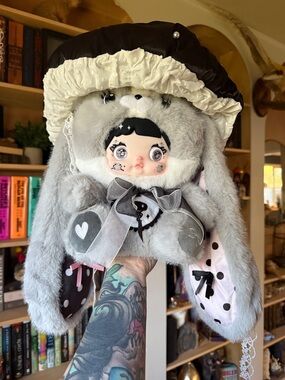 Brand new open box Jade mushroom hat nommi plush